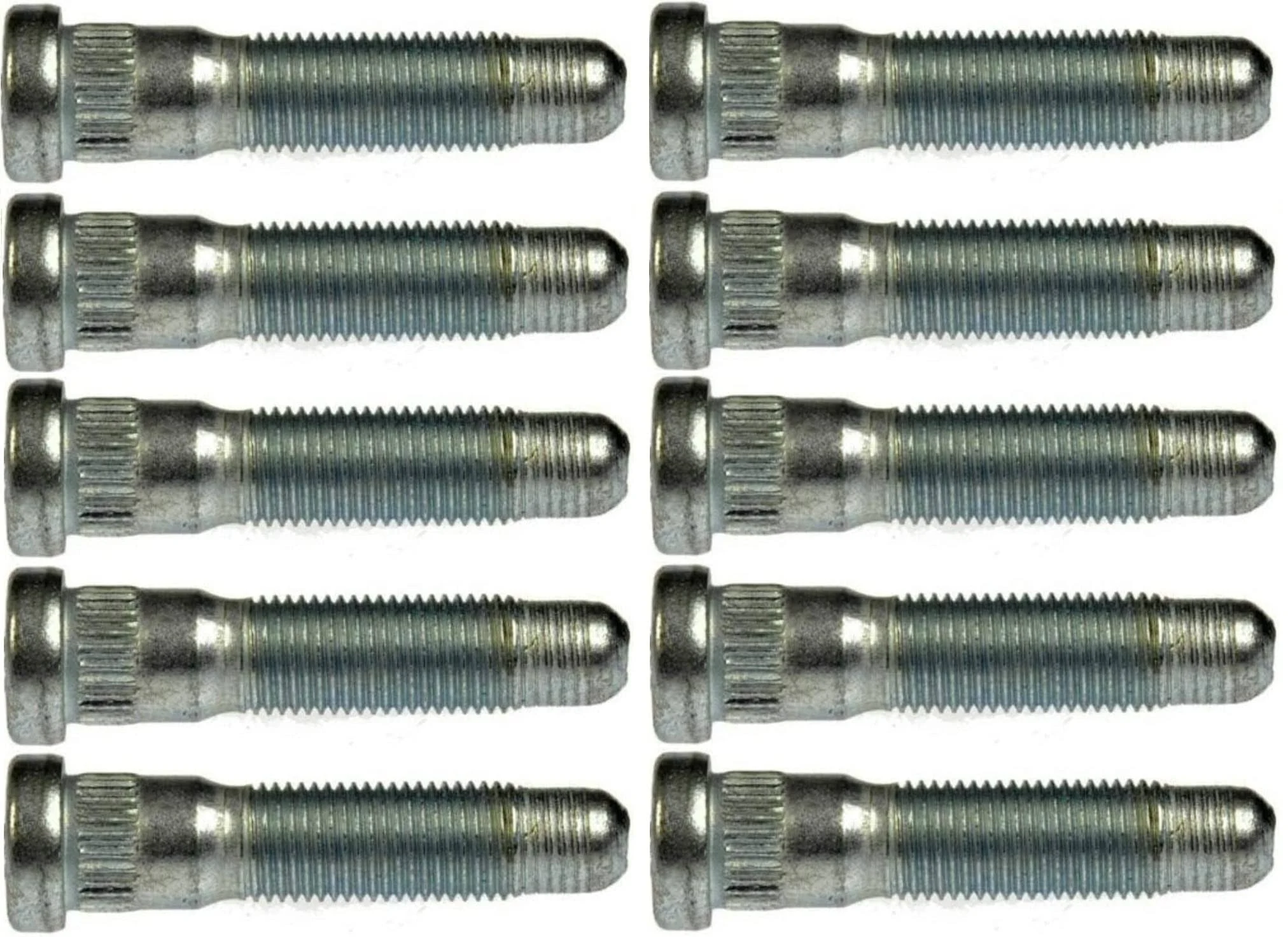 Muzzys (Set of Ten Studs) 1/3 inch Longer Than Stock Wheel Stud Lug Bolt Extended Extra Length for 2010-2022 Chevrolet Camaros, Size: 623 in