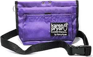 Karen Pryor Clicker Training Purple Treat Pouch by Terry Ryan