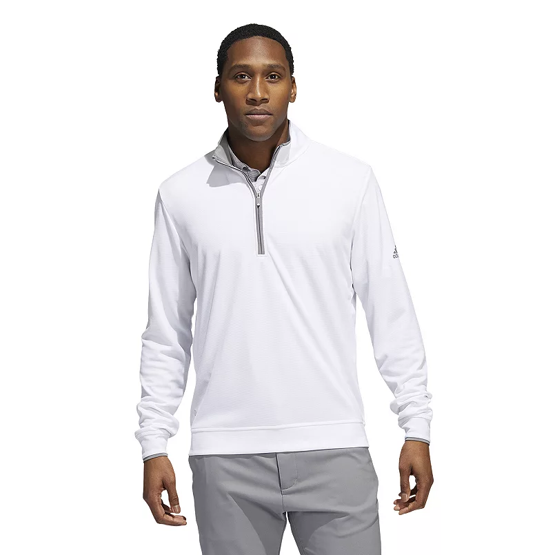 adidas Men's Quarter Zip Golf Pullover