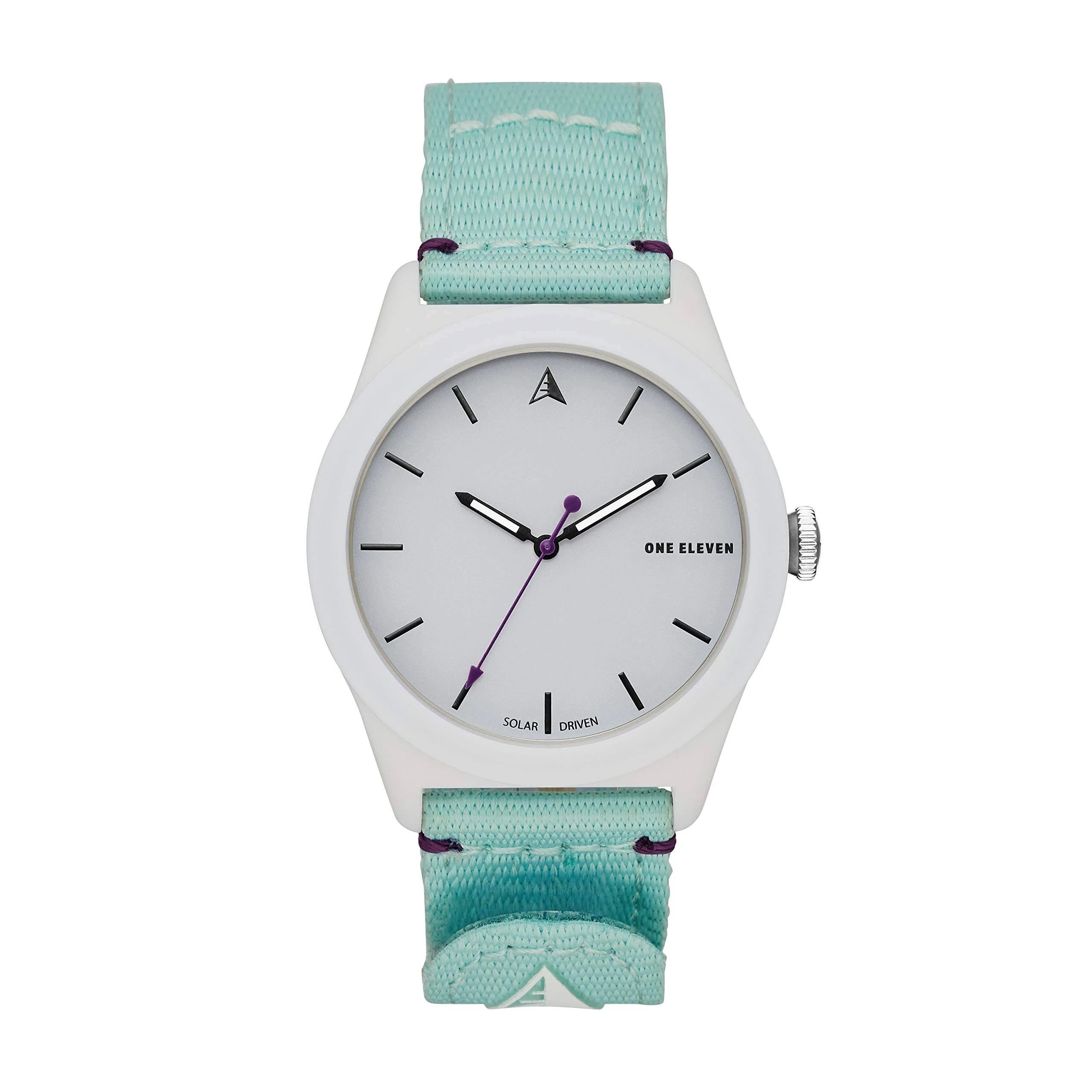 One Eleven (111) All-Gender SWII Sustainably Crafted Bio-Plastic and Recycled Nylon Casual Solar Watch