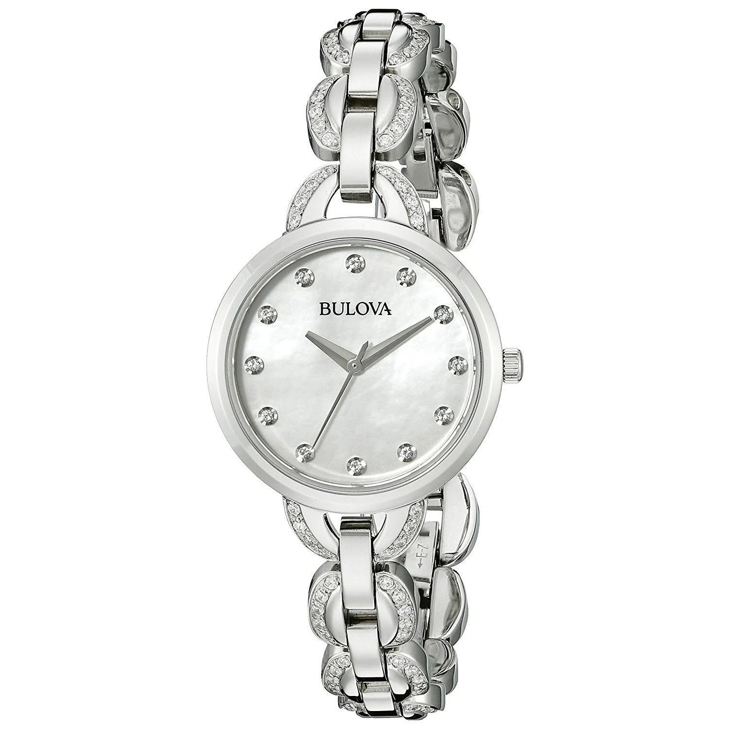 Bulova Women's 96L203 Analog Display Japanese Quartz Silver Watch