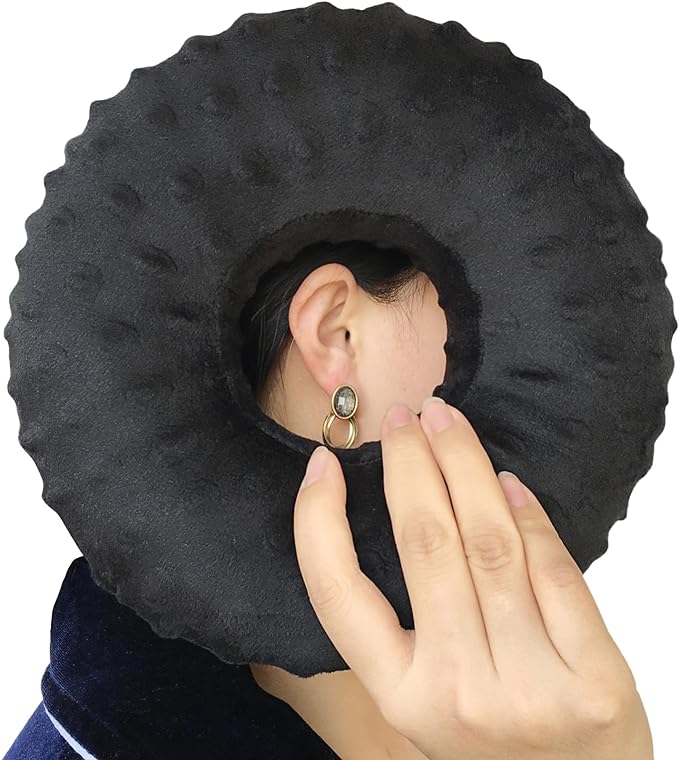 Piercing Pillow Ear Pillows Donut with Hole for Ear Pain CNH