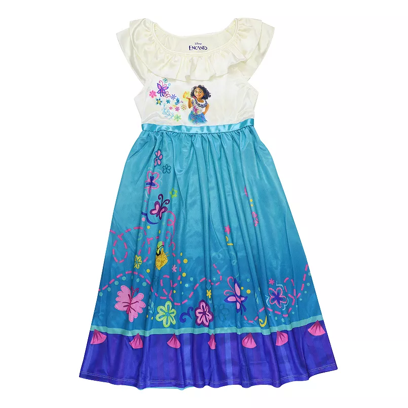 Disney's Encanto Mirabel Girls 4-8 "Encanto Garden" Fantasy Gown Nightgown