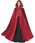 BEAUTELICATE Women's Wedding Hooded Cape Bridal Cloak Poncho Full Length