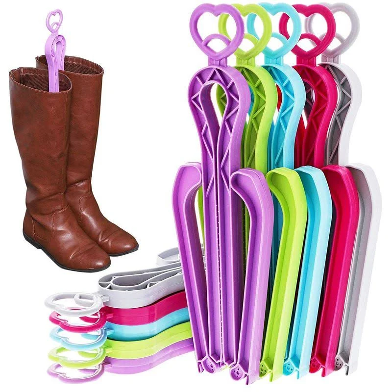 Juvale 10-Pack Boot Storage Shaper Inserts Stand Up Holders, 5 Colors, 4 x 13 Inches