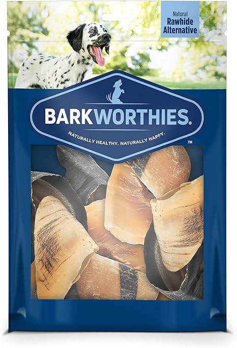 Barkworthies Natural Cow Hooves for Dogs (12 PK) Single Ingredient Long Lasting ...