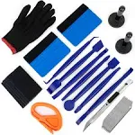 CARTINTS Car Install Tools for Vinyl Wrap, Vehicle Tint Window Film Kit Includes Vinyl Wrap Magnets, Edge Trimming Tools, Felt Squeegee, Wrapping