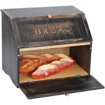 HOMEKOKO Double Layer Large Bread Box for Kitchen Counter, Retro Design Wooden.