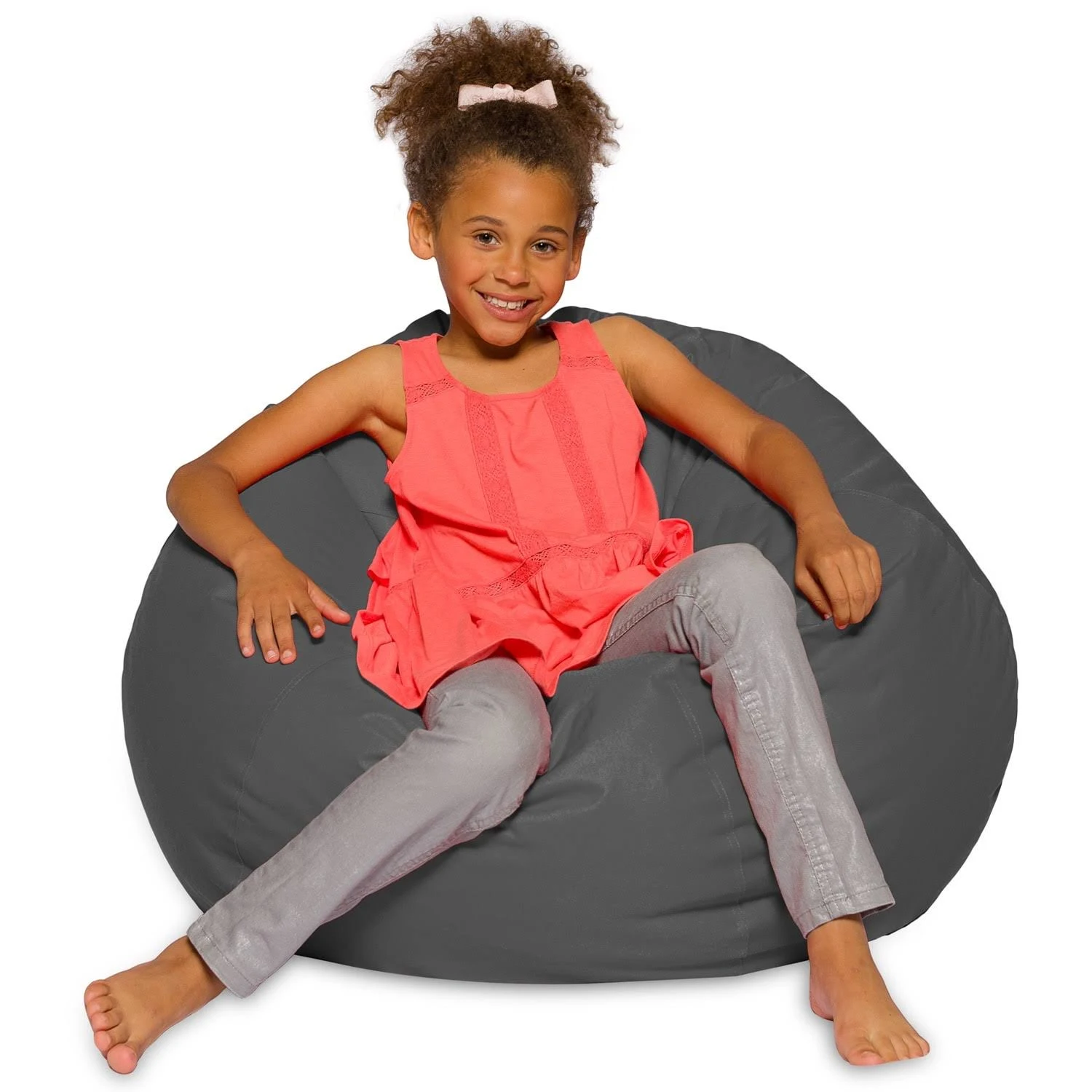 Posh Creations Bean Bag Chair for Kids, Teens, and Adults Includes Removable and