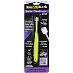 Brush My Teeth Small Dog Toothbrush, Round Soft Flexible Bristles for Safe and