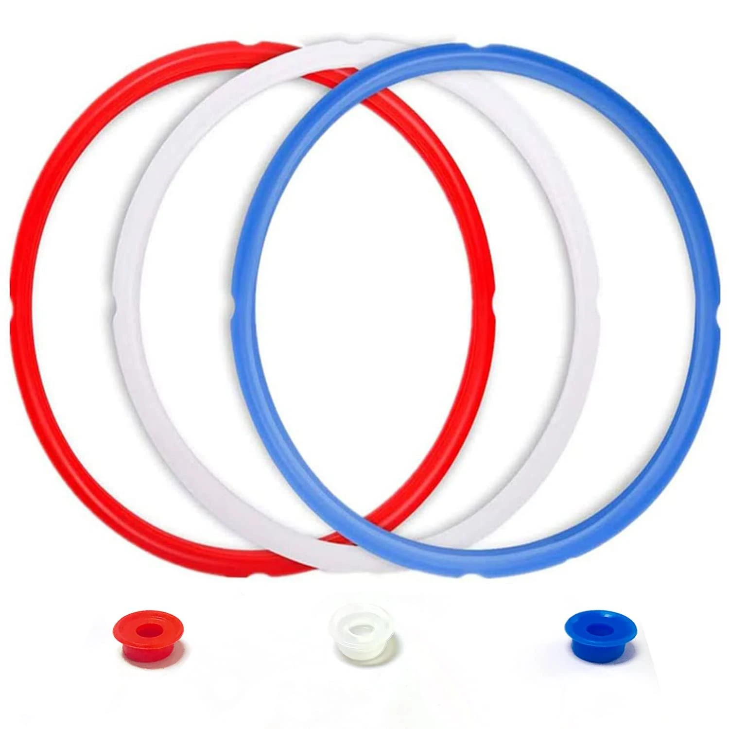 Fuator Silicone Sealing Ring for InstaPot - 3 Pcs Replacement Silicone Gasket ...