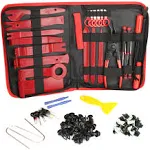 Trim Removal Tool120pcs Car Panel Door Audio Removal Tool Kit Auto Clip Pliers F