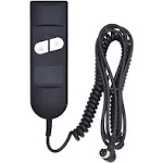 Fromann Recliner Remote Hand Control 2 Button 5 pin L Plug Connection for 1 Motor Electric Power Lift Sofa Chair