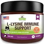 Lysine for Cats - L Lysine Powder Cat Supplements - 900mg, 200 Scoops