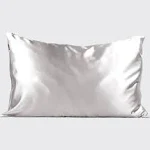 Kitsch Satin Standard Pillowcase Silver