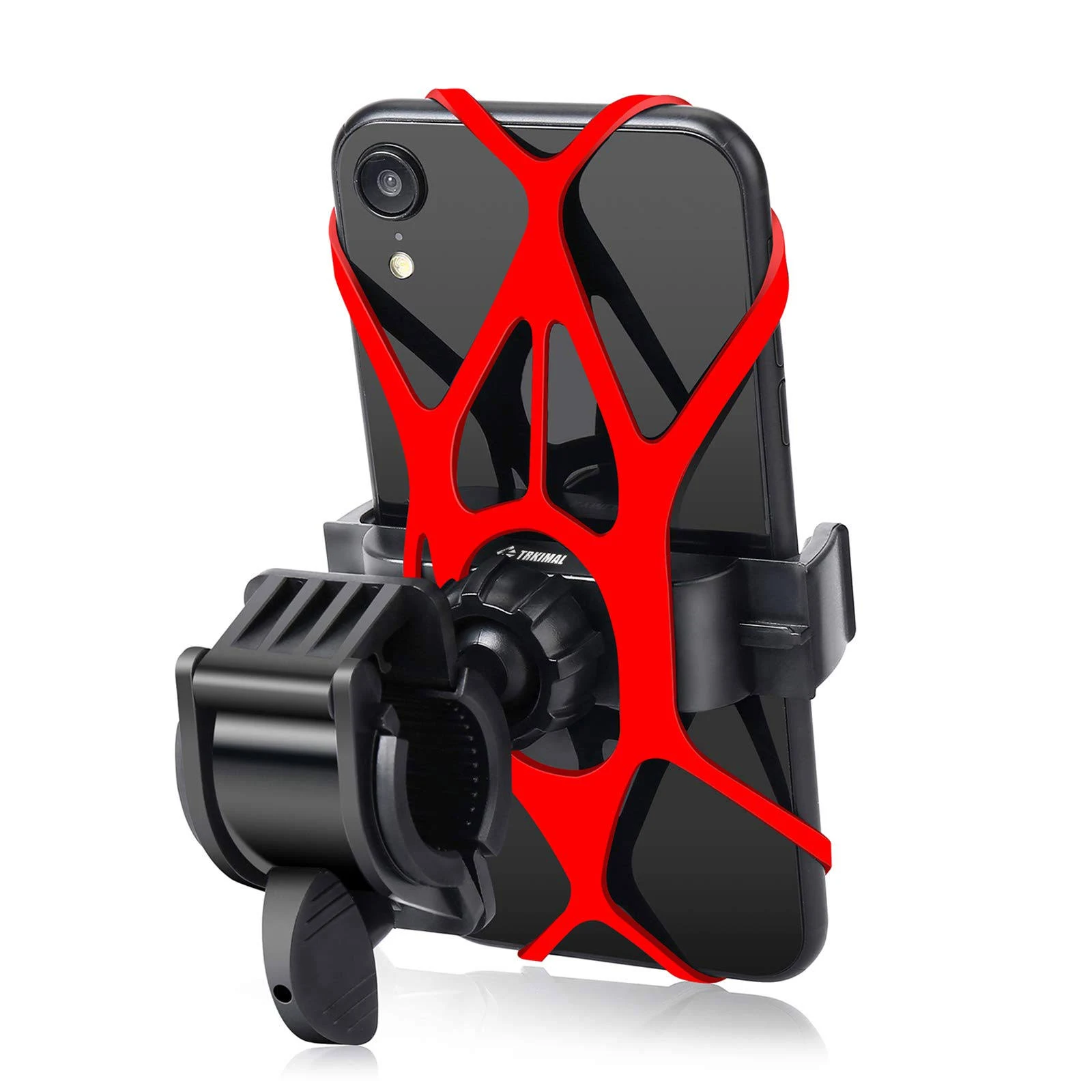 Bike Phone Mount (2pack) Universal Adjustable Cell Phone Holder for Bicycle Motorcycle Compatible with iPhone Max Xr Xs X 12 11 8 7 Plus, Galaxy S20 S10 S9 S8 S7 Edge Note 10 9 8