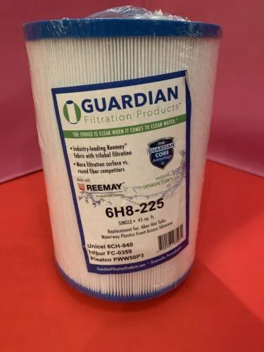 Guardian Filtration Products Single - New Spa Filter Cartridges Fit: Unicel 6CH ...