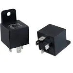 EPLZON JD1912 Relay 4 Pin 40A 12V SPST Car Truck Van Motorcycle Boat Relay (Pack of 2 pcs)