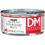 Purina Pro Plan Veterinary Diets DM Dietetic Management Savory Selects Feline Formula Wet Cat Food