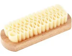 Suede Cleaning Brush Real Crepe with Hardwood Handle by Saphir France