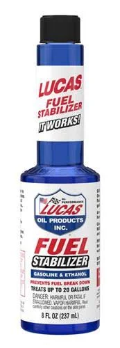 Lucas Oil 10314-12PK Fuel Stabilizer - 8 oz., (Pack of 12)