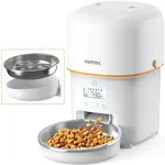 Yuposl Automatic Cat Feeders - 8cup/68oz for Pets, Timed Automatic Pet Feeder with Over 180-day Battery Life, Automatic Dog Feeder 1-6 Meals Control, Cat Food Dispenser Freshness Dry Food