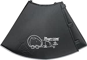 Comfy Cone Soft Pet E-Collar Black XX-Large