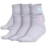 Women's adidas 6-Pack Athletic Quarter Length Socks