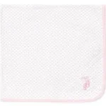 Baby Girls Prima Ballerina With All Over Heart Print Blanket In White,pink