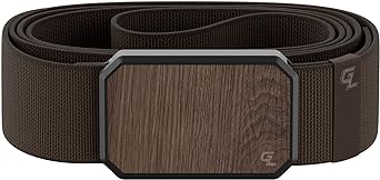 Groove Life Groove Belt Men's Stretch Nylon Belt with Magnetic Aluminum Buckle, Lifetime Coverage