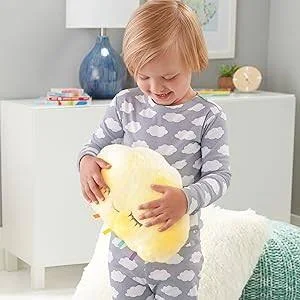 Fisher-Price Baby Toy Twinkle & Cuddle Cloud Soother Plush Crib-Attach Sound Machine with Lights & Music for Newborns 0+ Months