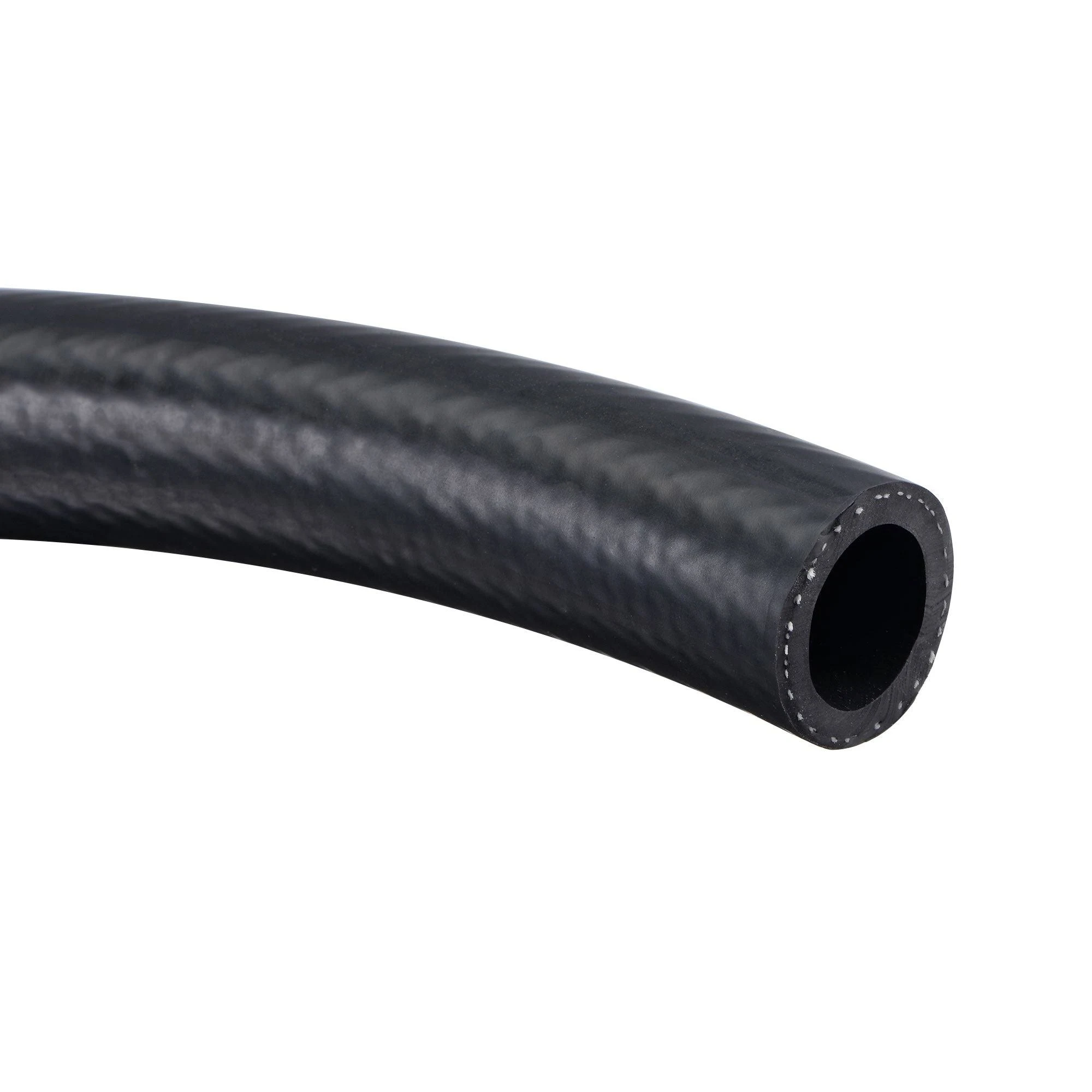 Uxcell 3/4" ID Fuel Line Hose, 1 1/16" OD 5ft Oil Tubing Black for Small Engines ...