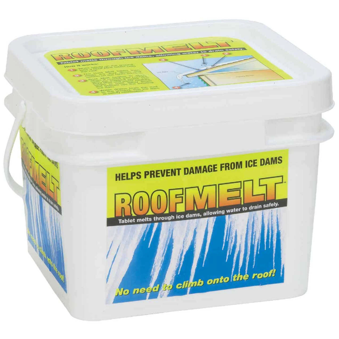 Roof Melt RM65S RM-65 Ice Melter, Pellet, 14 lb