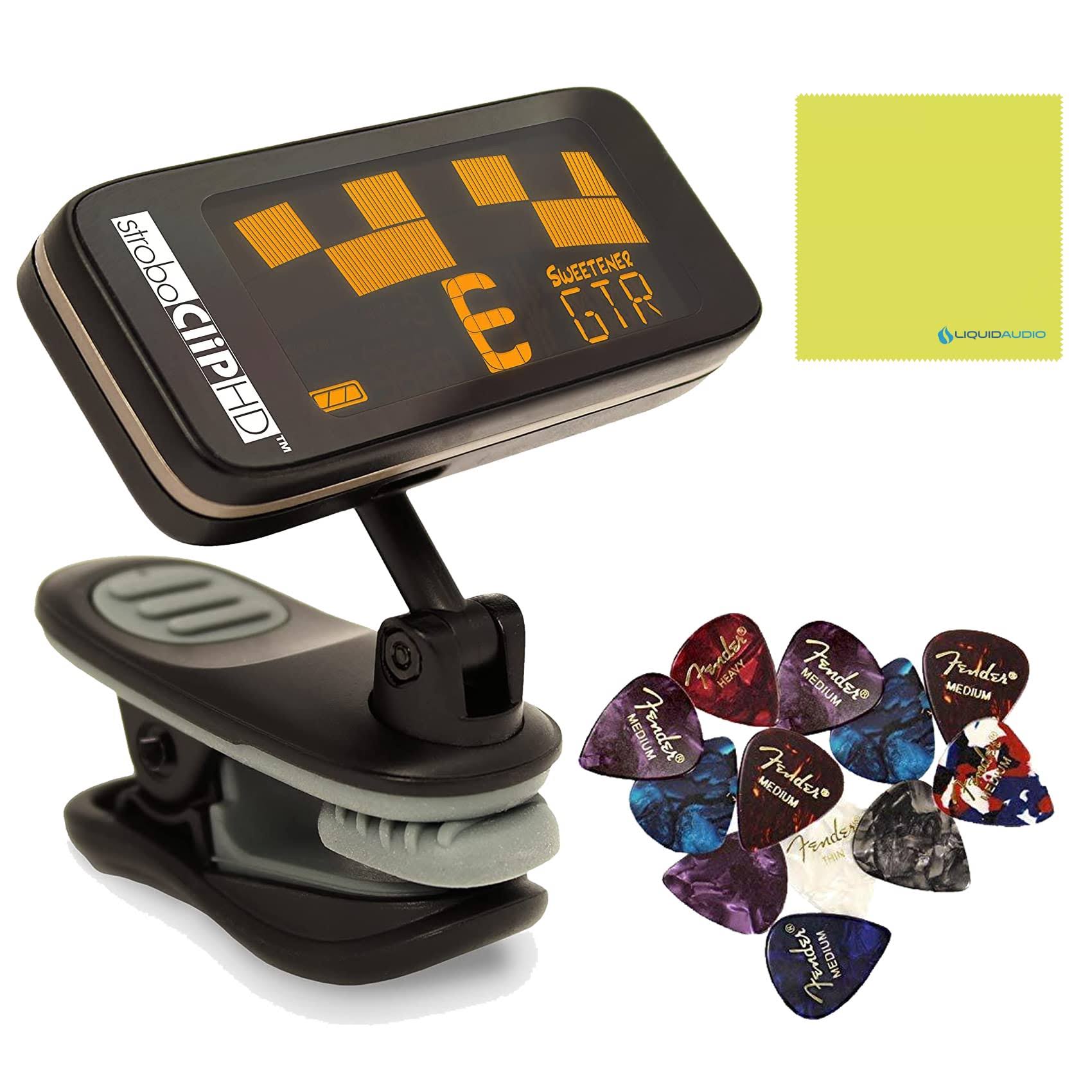 Peterson Clip Tuner StroboClip HD Set- Guitar Tuner Clip On Bass Tuner Violin...