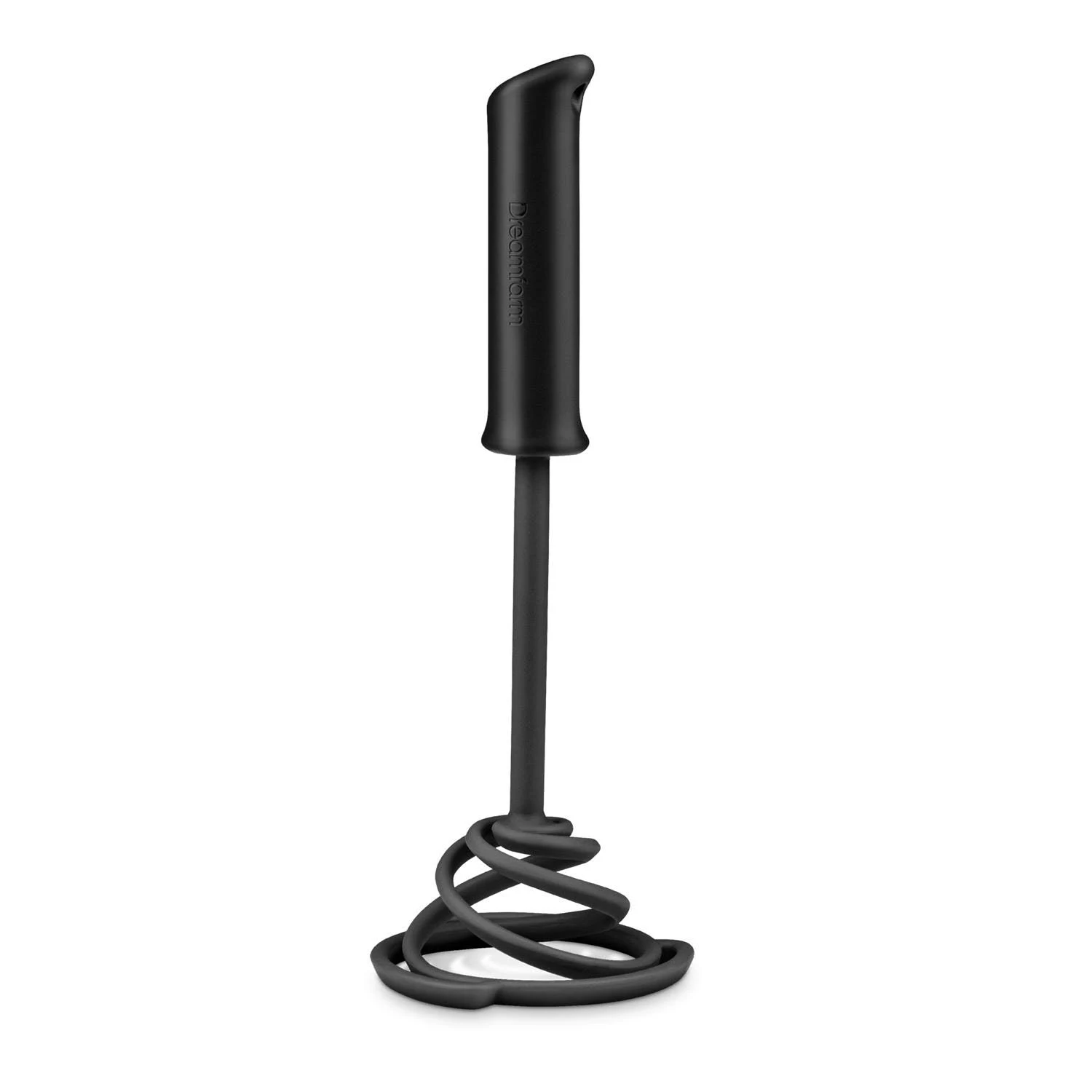 Dreamfarm Smood Lite Easy One-Handed & Ergonomic Soft-Grip, Nylon Vegetable & Potato Masher - Black