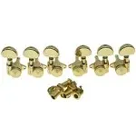 Wilkinson 3x3 ROTO Style Locking Guitar Tuners Tuning Keys Machine Heads Gold