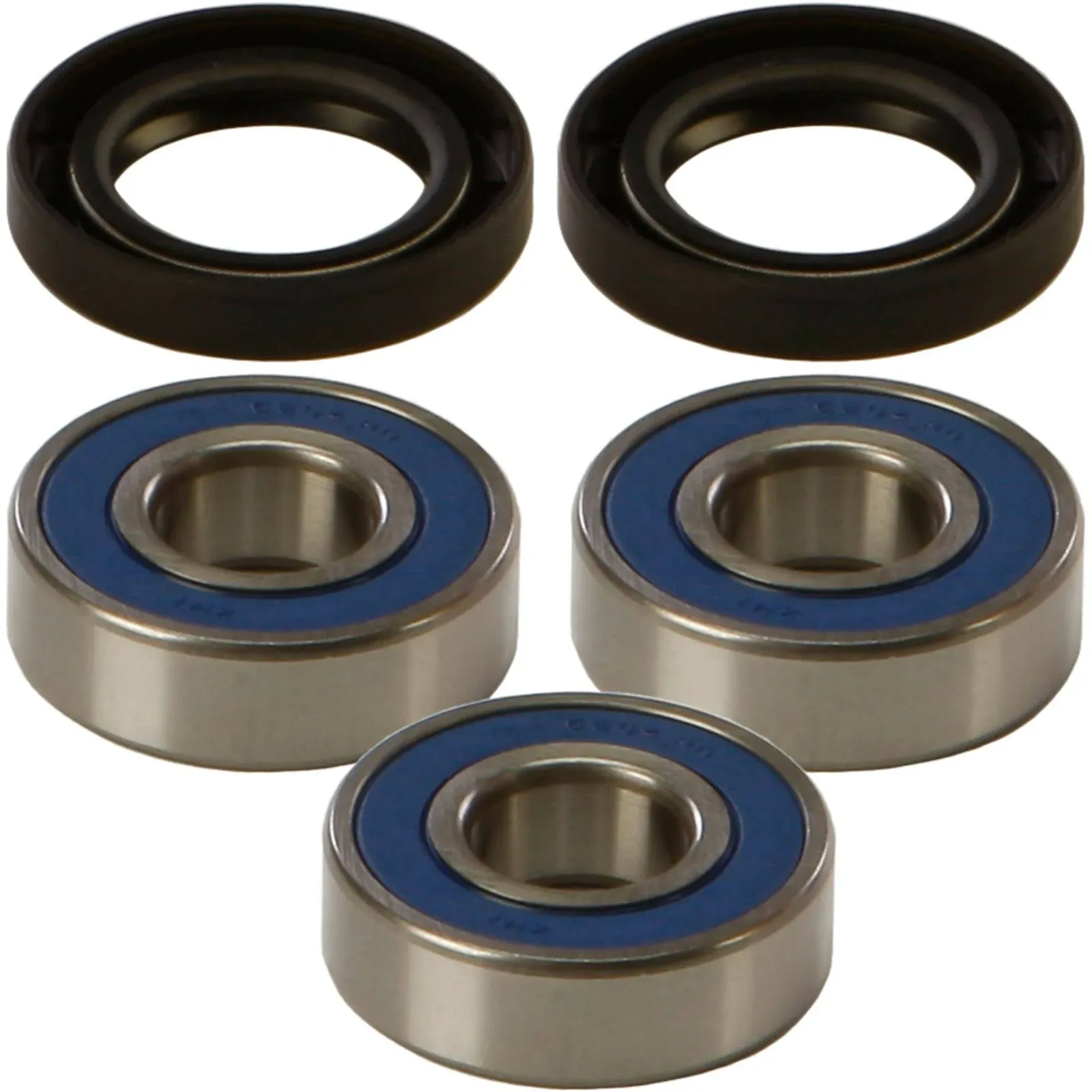 All Balls Racing Rear Wheel Bearing Kit 25-1677 Compatible with/Replacement for BMW F650GS K72 2009-2013, F700GS 2012-2016, F800GS 2006-2017, F800GT 2011, F800R 2005-2017