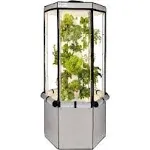 Indoor Hydroponic Growing System 2.0 – Grow 27 Lettuce, Vegetable, Herb & Fruiting Plants | Includes Grow Tent, 150W LED Grow Lights, Fan & Wheels for Indoor Gardening