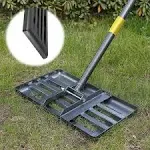 Lawn Leveling Rake with Smooth EadgeHeavy Duty 17&#034;x10&#034; Lawn Leveling Rake wit...