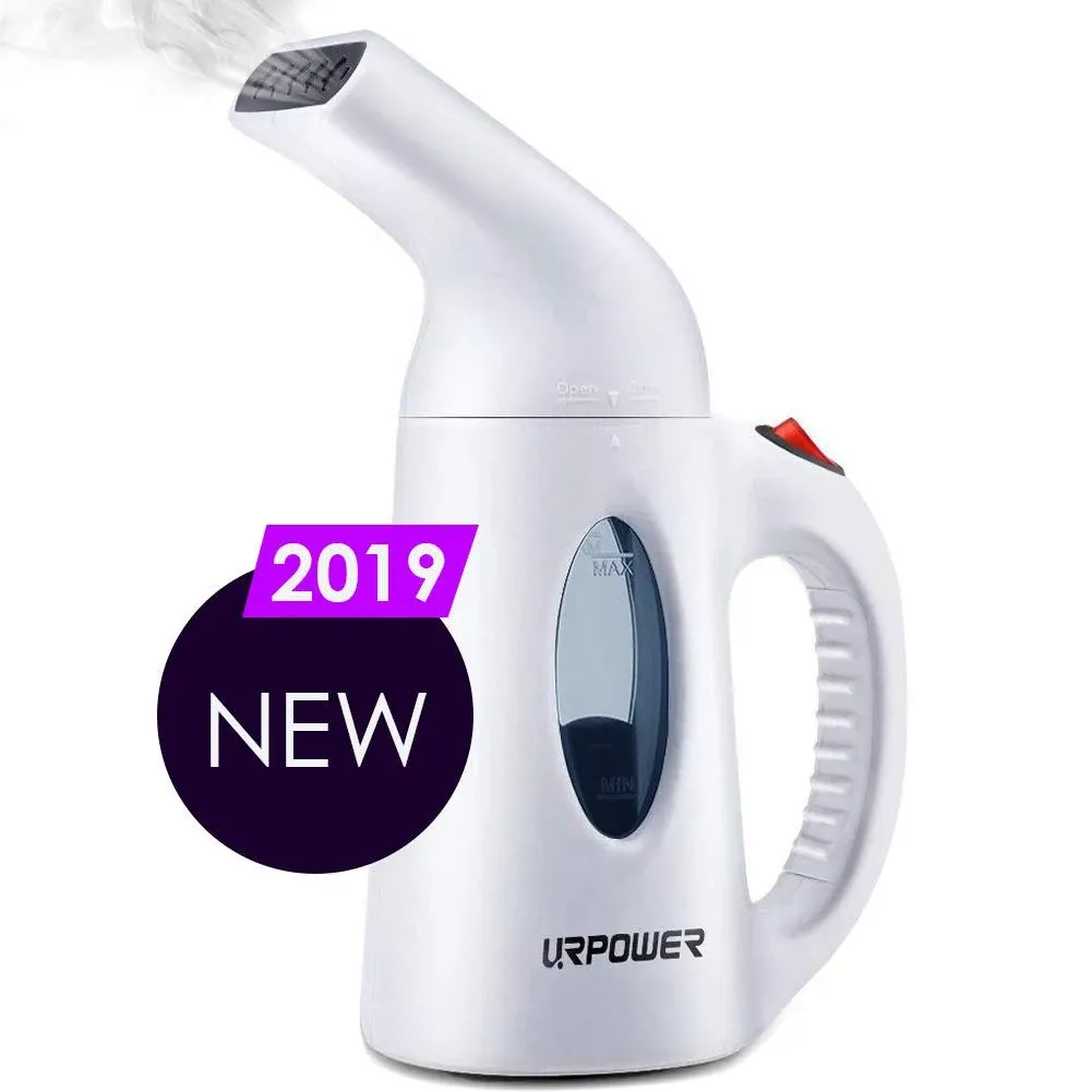 URPOWER Garment Steamer 130ml Portable 7 in 1 Handheld Fabric Steamer Fast