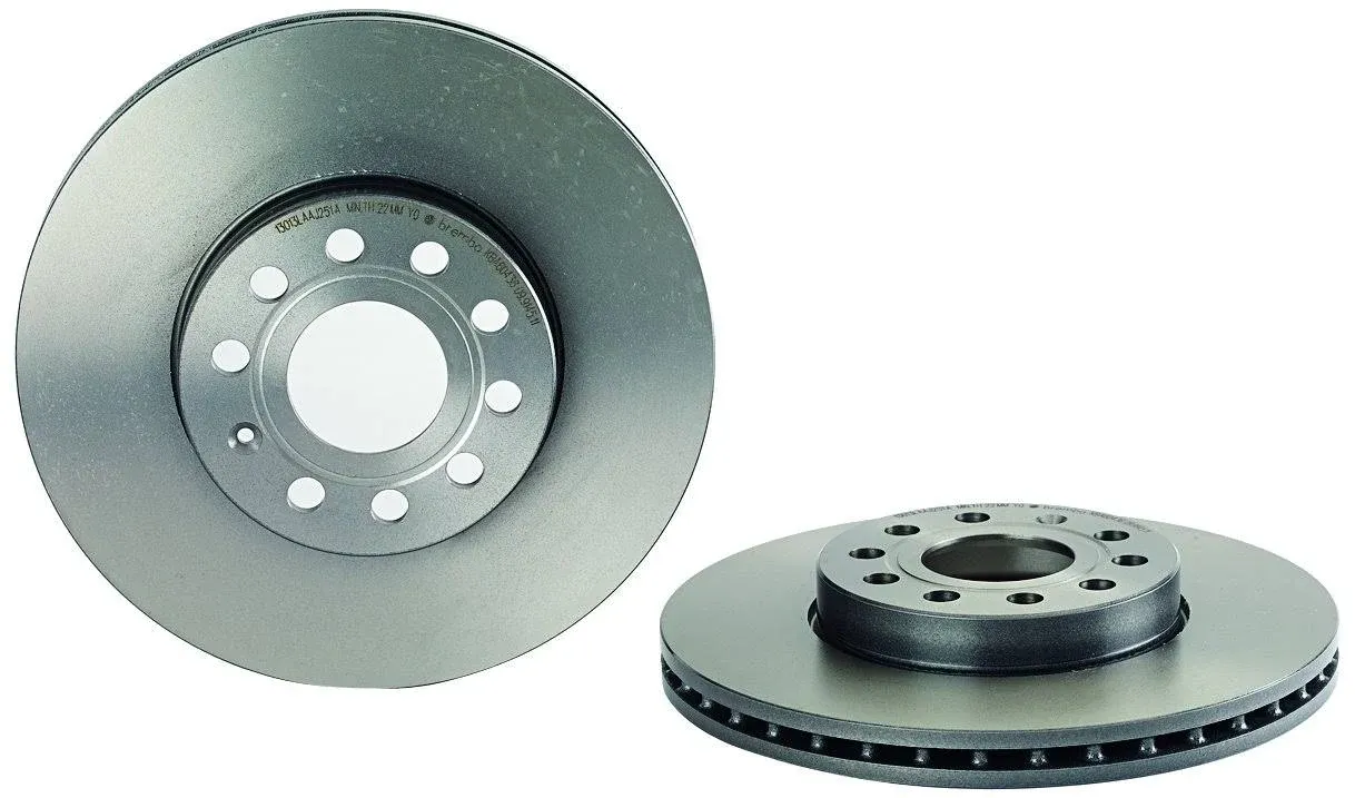 Brembo 10-13 Audi A3/15-16 A3/12-19 VW Beetle Front Premium UV Coated OE Equivalent Rotor