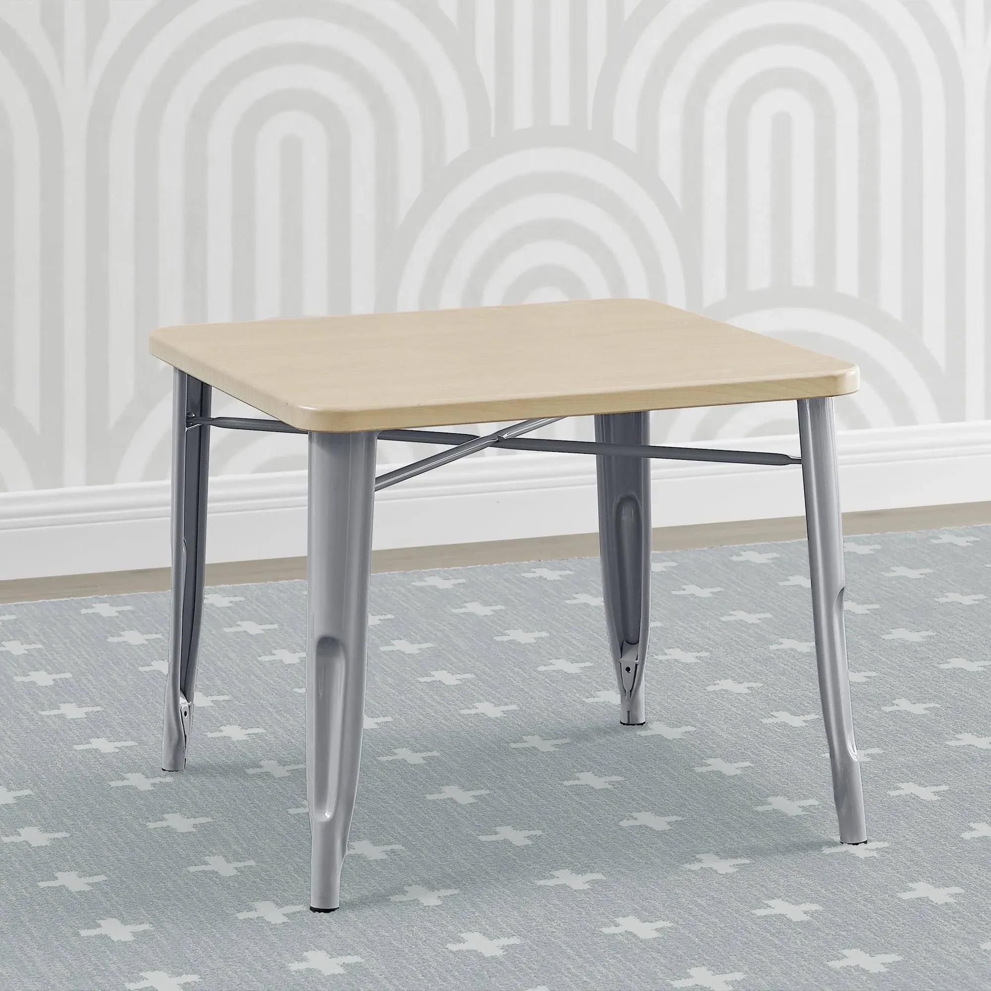 Delta Children Bistro Grey with Natural Kids Play Table