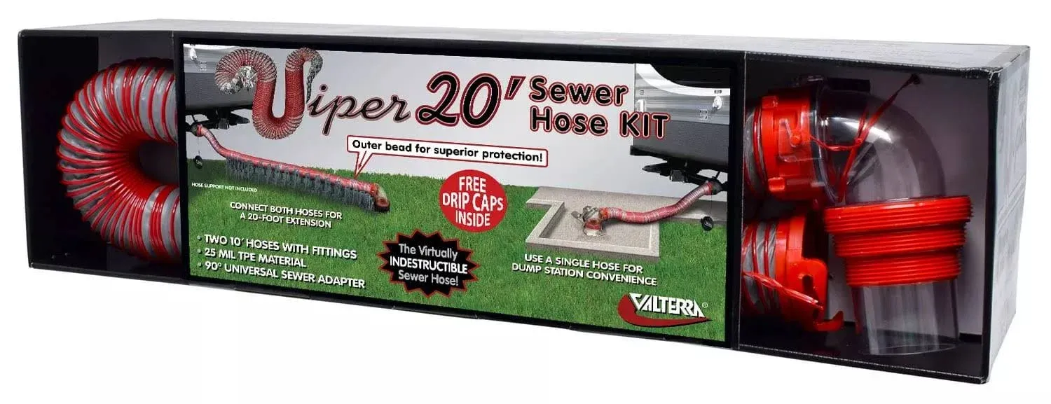 Valterra D04-0475 Viper Sewer Hose Kit 20 ft