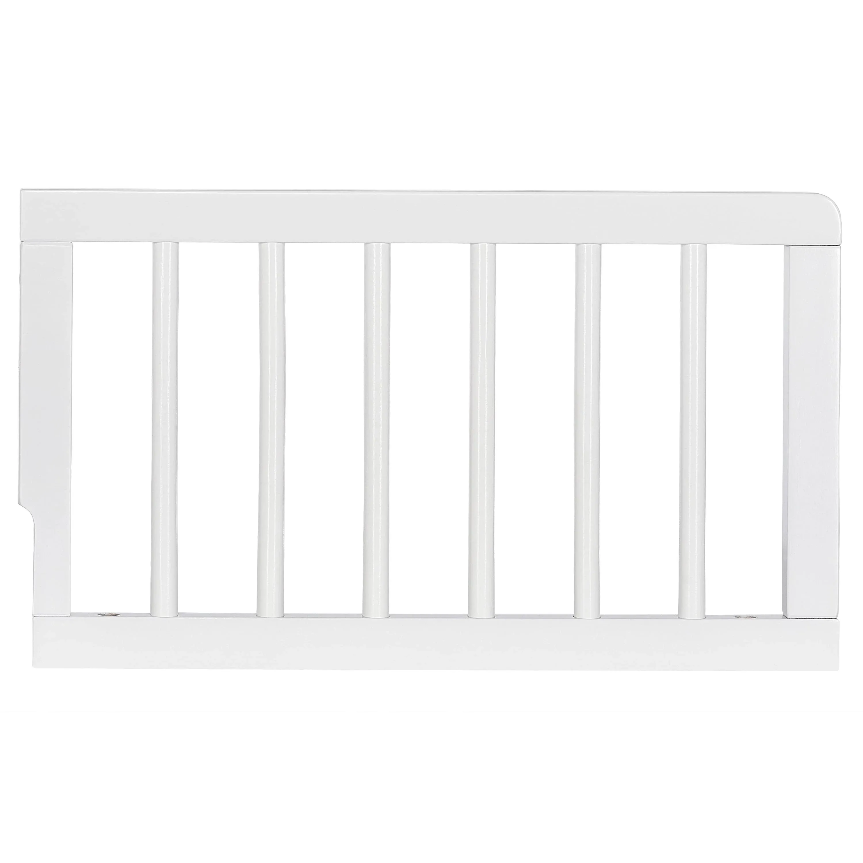 Dream on Me Sleepy Little Sloth Modern Wood Toddler Rail in White