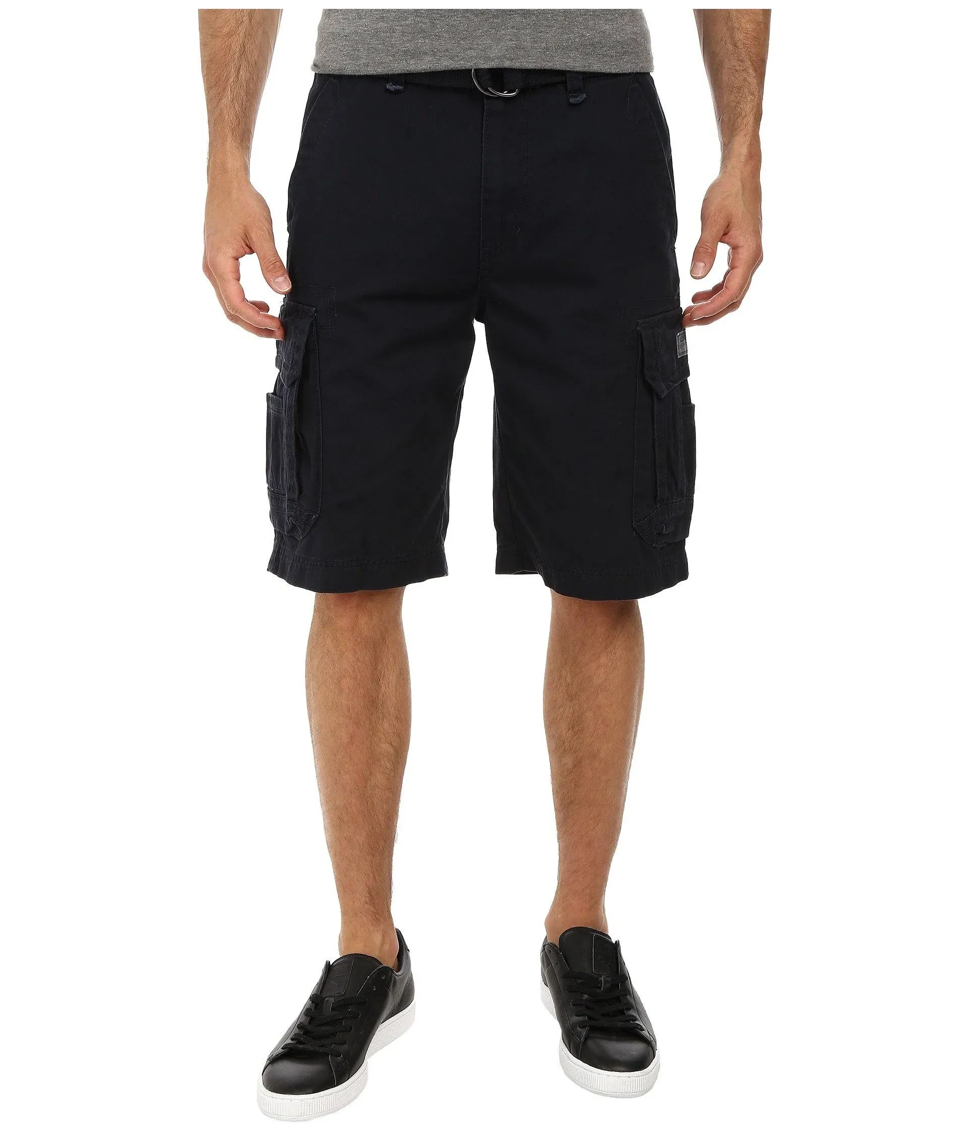 Unionbay Men's Belted Survivor Cargo Short - True Navy