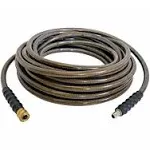 (USA) 4500 PSI Pressure Washer Hose Cold Water Use 3/8&#034; 100 Feet Brown