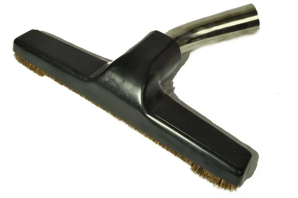 Generic Floor Brush, Replacment for Eureka, Metal Curved Swivel Elbow, Horsehair Bristles, 1 1/4" Fitting, 10" Wide