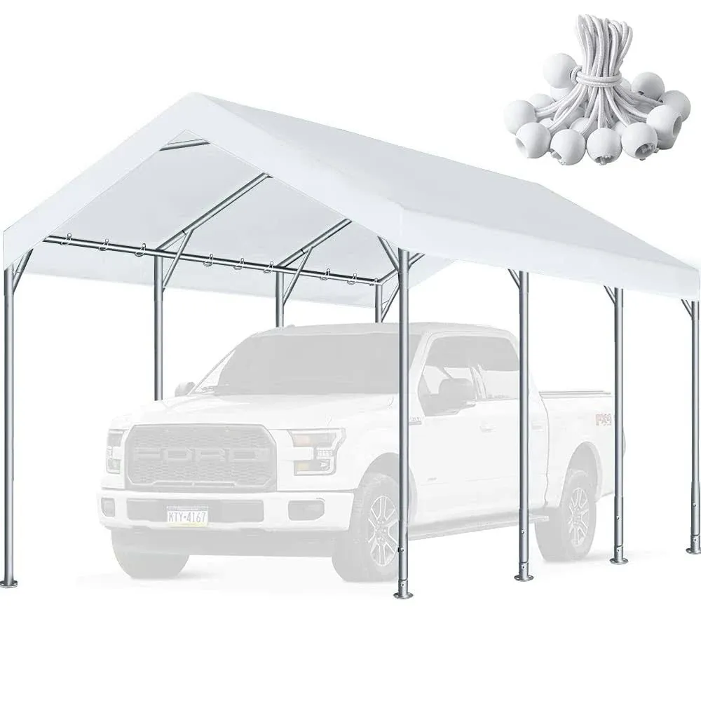 10&#039;x20&#039; Carport Replacement Top Canopy Cover for Car Garage Shelter Tent Party 