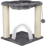 TRIXIE Baza 19.7-in Plush Cat Scratching Post with Hammock