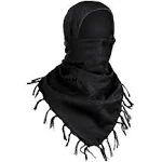 FREE SOLDIER Scarf Military Shemagh Tactical Desert Keffiyeh Head Neck Scarf Arab Wrap with Tassel 43x43 inches